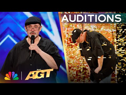 Richard Goodall Receives The GOLDEN BUZZER For “Don’t Stop Believin'” | Auditions | AGT 2024